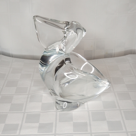 Vintage Bigwig Crystal Pelican Nut Dish - Picture 5 of 5